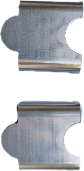 Handlebar clamp with rise 7/8 22mm for Yamaha Raptor 250 - 700ccm